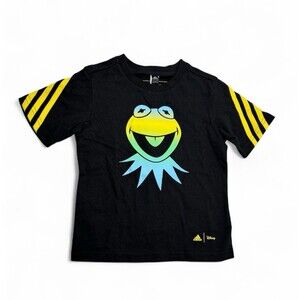 ADIDAS x DISNEY Kids Kermit Muppet T-Shirt Cotton Size 2T, NWT